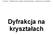 S. Baran - Podstawy fizyki materii skondensowanej Dyfrakcja na kryształach. Dyfrakcja na kryształach