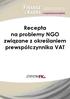 Recepta na problemy NGO związane z określaniem prewspółczynnika VAT