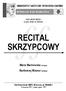 JM Rektor prof. dr hab. Klaudiusz Baran NASI ABSOLWENCI. w cyklu Środa na Okólniku RECITAL SKRZYPCOWY