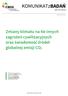 KOMUNIKATzBADAŃ. Zmiany klimatu na tle innych zagrożeń cywilizacyjnych oraz świadomość źródeł globalnej emisji CO2 NR 37/2016 ISSN