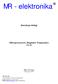 MR - elektronika. Instrukcja obsługi. Mikroprocesorowy Regulator Temperatury ST-59. MR-elektronika Warszawa MR-elektronika