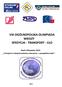 VIII OGÓLNOPOLSKA OLIMPIADA WIEDZY SPEDYCJA - TRANSPORT - CŁO. Hasło Olimpiady 2015: Transport a bezpieczeństwo otoczenia szczególnie ludzi.