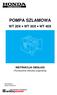 POMPA SZLAMOWA WT 20X WT 30X WT 40X INSTRUKCJA OBSŁUGI. (Tłumaczenie instrukcji oryginalnej) 3MYG X36-YG0-6220