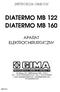 DIATERMO MB 122 DIATERMO MB 160