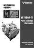 INSTRUKCJA OBSŁUGI. VE 1500A- Ti. Panel zdalnego sterowania. Oryginalna instrukcja AH0