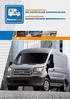 EQUIPAMIENTO DE VEHÍCULOS COMERCIALES WYPOSAZENIE SAMOCHODÓW SERWISOWYCH FORD TRANSIT