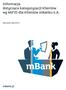 Informacja dotycząca kategoryzacji Klientów wg MIFID dla Klientów mbanku S.A.