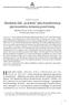 VOL. 63/2018 ISSN Piotr Łaciak. Absolute Fact of I am as a Consequence of the Priority of Existence over Essence