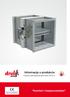 Informacja o produkcie Klapa przeciwpożarowa typu BKS-2. Zgodność z oznakowaniem CE wg przepisów europejskich. Komfort i bezpieczeństwo