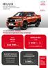 HILUX PLN kg WERSJA SR5 HILUX KLIMATYZACJA I SYSTEM AUDIO ŁADOWNOŚĆ. Poznaj nasze najnowsze ceny i promocje NOWY TYLKO JUŻ OD DOSKONAŁA