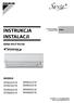 INSTRUKCJA INSTALACJI SERIA SPLIT R410A MODELE ATXN25LV1B ATXN35LV1B ATXN50LV1B ATXN60LV1B ARXN25LV1B ARXN35LV1B ARXN50LV1B ARXN60LV1B.