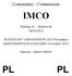 Committee / Commission IMCO. Meeting of / Réunion du 08/09/2014. BUDGETARY AMENDMENTS (2015 Procedure) AMENDEMENTS BUDGÉTAIRES (Procédure 2015)