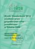 Wyniki Standardowe 2016 uzyskane przez gospodarstwa rolne uczestniczące w Polskim FADN
