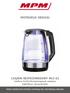 CZAJNIK BEZPRZEWODOWY MCZ-83 Cordless kettle/беспроводный чайник/ Kabelloser wasserkocher