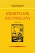 KWARTALNIK HISTORYCZNY