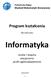 Politechnika Śląska Wydział Matematyki Stosowanej  Program kształcenia Informatyka