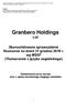 Granbero Holdings Ltd