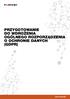 PRZYGOTOWANIE DO WDROŻENIA OGÓLNEGO ROZPORZĄDZENIA O OCHRONIE DANYCH (GDPR)
