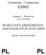 Committee / Commission CONT. Meeting of / Réunion des 12 & 13/09/2005 BUDGETARY AMENDMENTS / AMENDEMENTS BUDGÉTAIRES. Rapporteur: Chris HEATON-HARRIS