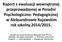 Raport z ewaluacji wewnętrznej przeprowadzonej w Poradni Psychologiczno- Pedagogicznej w Aleksandrowie Kujawskim rok szkolny 2014/2015.