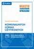 ZASADY WYNAJMU KOMUNALNYCH LOKALI UŻYTKOWYCH DLA ORGANIZACJI POZARZĄDOWYCH