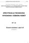 SPECYFIKACJA TECHNICZNA WYKONANIA I ODBIORU ROBÓT