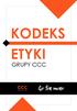 KODEKS ETYKI GRUPY CCC