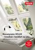 Rozwiązania VELUX trwałość i komfort na lata. Katalog i cennik produktów, ważny od Zestawy okien w korzystnych cenach!