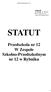 STATUT. Przedszkola nr 12 W Zespole Szkolno-Przedszkolnym nr 12 w Rybniku. Statut Przedszkola nr 12