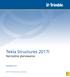 Tekla Structures 2017i. Narzędzia planowania. Wrzesień Trimble Solutions Corporation