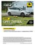 9 000 zł * CENNIK OPEL ZAFIRA. AKTUALNA PROMOCJA. ZAFIRA z rabatem do: