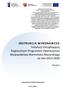 INSTRUKCJA WYKONAWCZA Instytucji Zarządzającej Regionalnym Programem Operacyjnym Województwa Warmińsko-Mazurskiego na lata