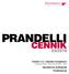 PRANDELLI CENNIK 03/2019. System rur i złączek mosiężnych PEX/AL/PEX, PERT/AL/PERT, PEX. Ogrzewanie podłogowe Rozdzielacze
