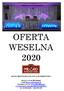 OFERTA WESELNA 2020 HOTEL RESTAURACJA SALA BANKIETOWA