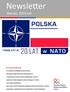 Newsletter. Marzec, 2019 rok. W numerze polecamy. 20. rocznica wstąpienia Polski do NATO. Informacja Ministra Spraw Zagranicznych