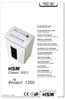 Classic Classic Primo 1200 BETRIEBSANLEITUNG AKTENVERNICHTER OPERATING INSTRUCTIONS PAPER SHREDDER