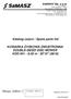 Katalog czci / Spare parts list. KOSIARKA DYSKOWA DWUSTRONNA DOUBLE-SIDED DISC MOWER KDD 941-9,40 m / 30'10 (0616)