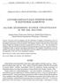 CZYNNIKI KSZTAŁTUJĄCE STĘŻENIE SIARKI W ROZTWORZE GLEBOWYM FACTORS DETERMINING SULPHUR CONCENTRATION IN THE SOIL SOLUTION