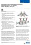 Zblocze zaworowe do manometrów różnicowych Zblocze zaworowe 3 - i 5 - drogowe Modele IV30, IV31, IV50 i IV51