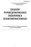 ZASADY FUNKCJONOWANIA DZIENNIKA ELEKTRONICZNEGO