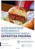 Poradnik dla firm planujących i już wdrażających roślinne alternatywy mięsa FOOD-LAW.PL ROSLINNIEJEMY.ORG