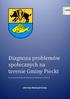 Diagnoza problemo w społecznych na terenie Gminy Piecki