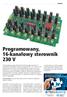 Programowany, 16-kanałowy sterownik 230 V