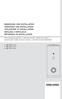 BEDIENUNG UND INSTALLATION OPERATION AND INSTALLATION UTILISATION ET INSTALLATION OBSŁUGA I INSTALACJA BETJENING OG INSTALLATION