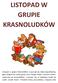 LISTOPAD W GRUPIE KRASNOLUDKÓW