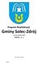 Program Rewitalizacji Gminy Solec-Zdrój