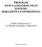 PROGRAM WEWNĄTRZSZKOLNEGO SYSTEMU DORADZTWA ZAWODOWEGO