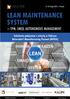 LEAN MAINTENANCE SYSTEM TPM, SMED, AUTONOMOUS MANAGEMENT