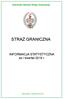 Komenda Główna Straży Granicznej STRAŻ GRANICZNA. INFORMACJA STATYSTYCZNA za I kwartał 2019 r. Warszawa, kwiecień 2019 r.