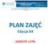 Studia Podyplomowe Psychologiczne Wspomaganie Rozwoju Dzieci i Młodzieży z Trudnościami r. ak. 2018/2019. PLAN ZAJĘĆ Edycja XX SEMESTR LETNI